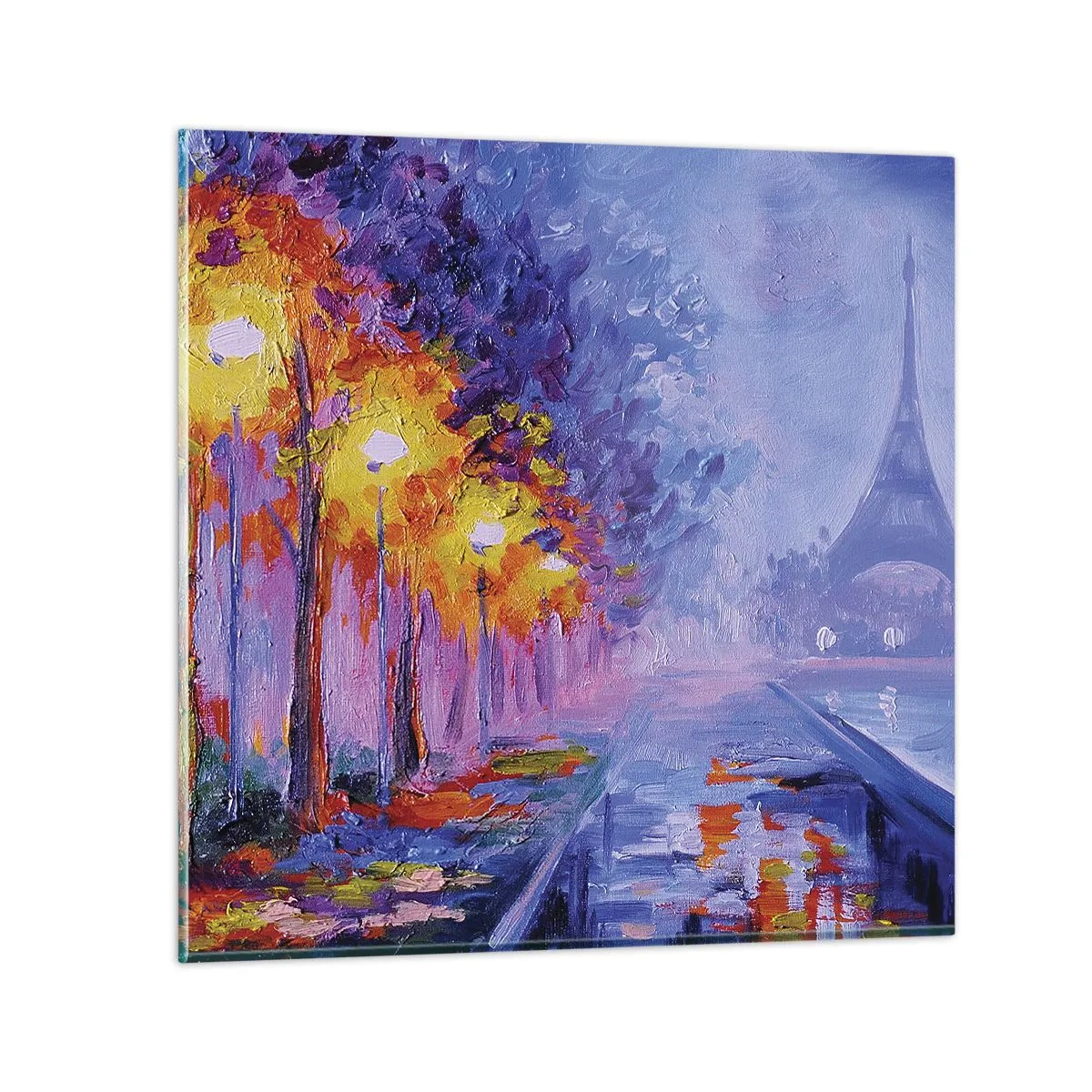 Quadro em vidro - Uma caminhada dos sonhos - 30x30 cm