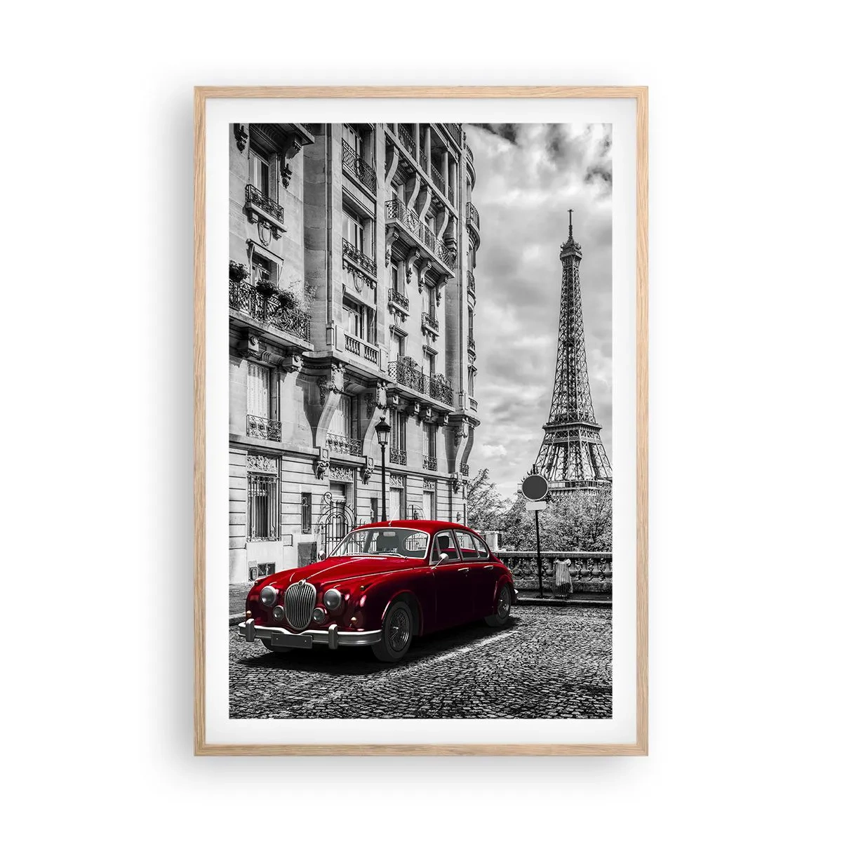 Pôster com moldura de carvalho claro - Predador na cidade - 61x91 cm