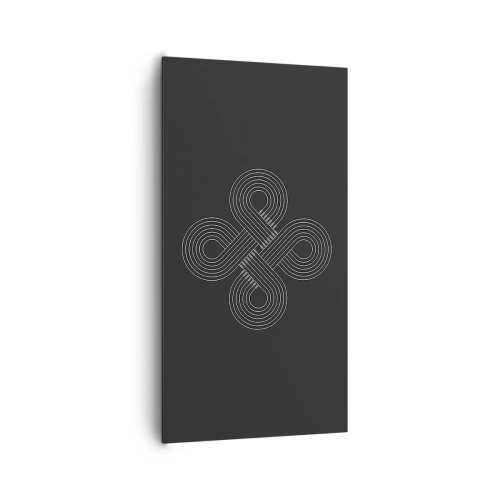 Quadro em tela - No espírito celta - 65x120 cm