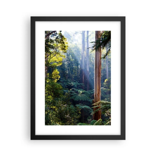 Pôster com moldura preta - Um conto de fadas da floresta - 30x40 cm