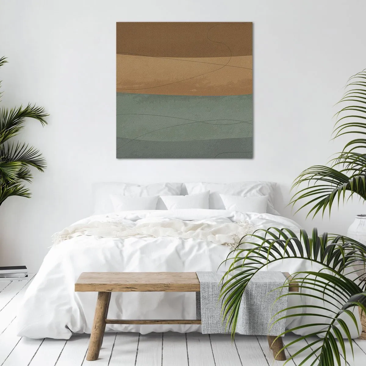Quadro em tela - Composição horizontal - 30x30 cm
