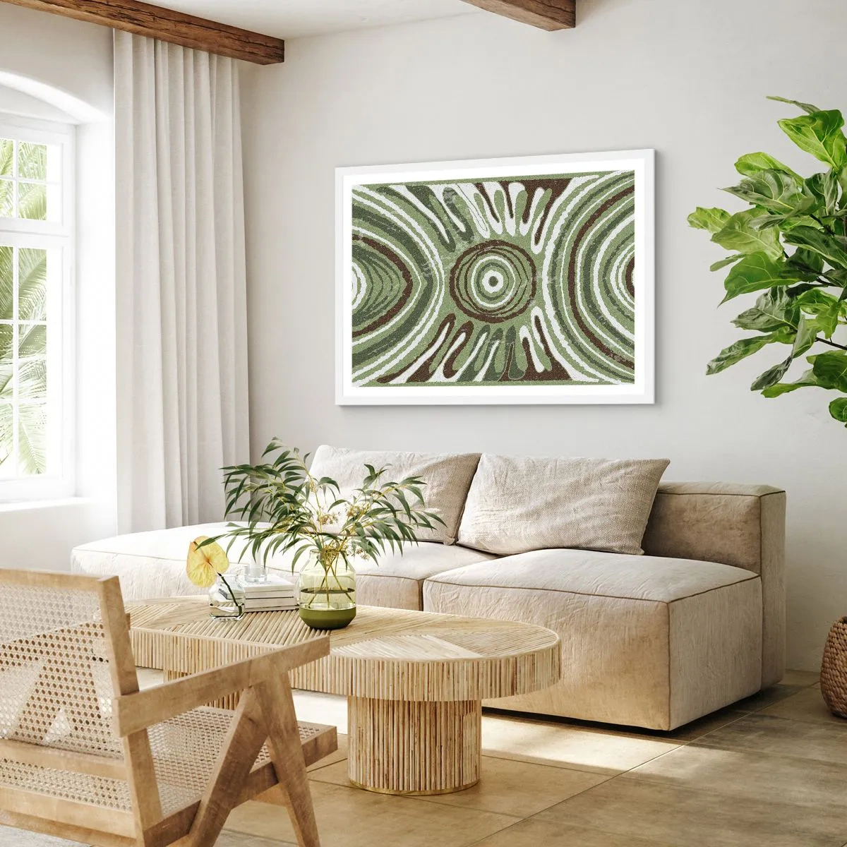 Pôster em moldura branca - Uma explosão de emoções - 91x61 cm