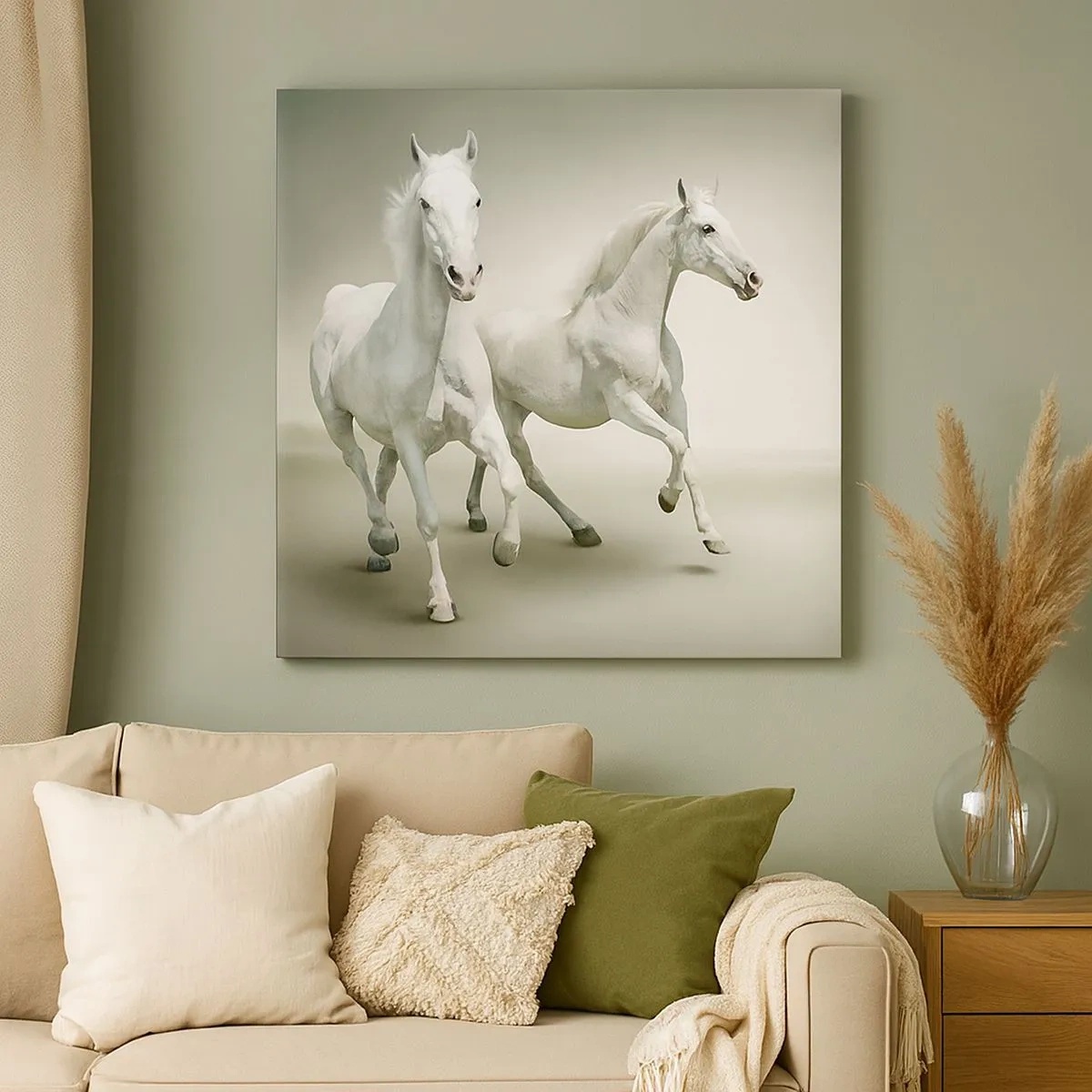 Quadro em tela - White power! - 30x30 cm