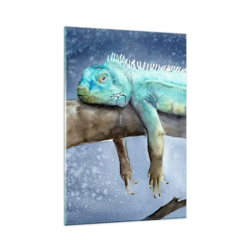 Quadro em vidro - Estamos bem! - 80x120 cm