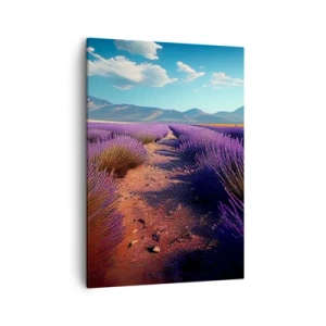 Quadro em tela - Campos perfumados - 50x70 cm