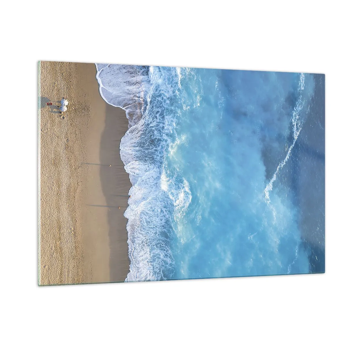 Quadro em vidro - O poder do azul - 120x80 cm