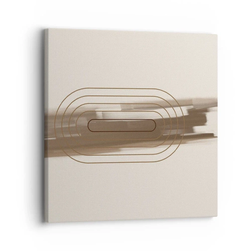 Quadro em tela - Um sopro de cinza - 30x30 cm