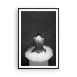 Pôster com moldura preta - Está a florescer - 61x91 cm