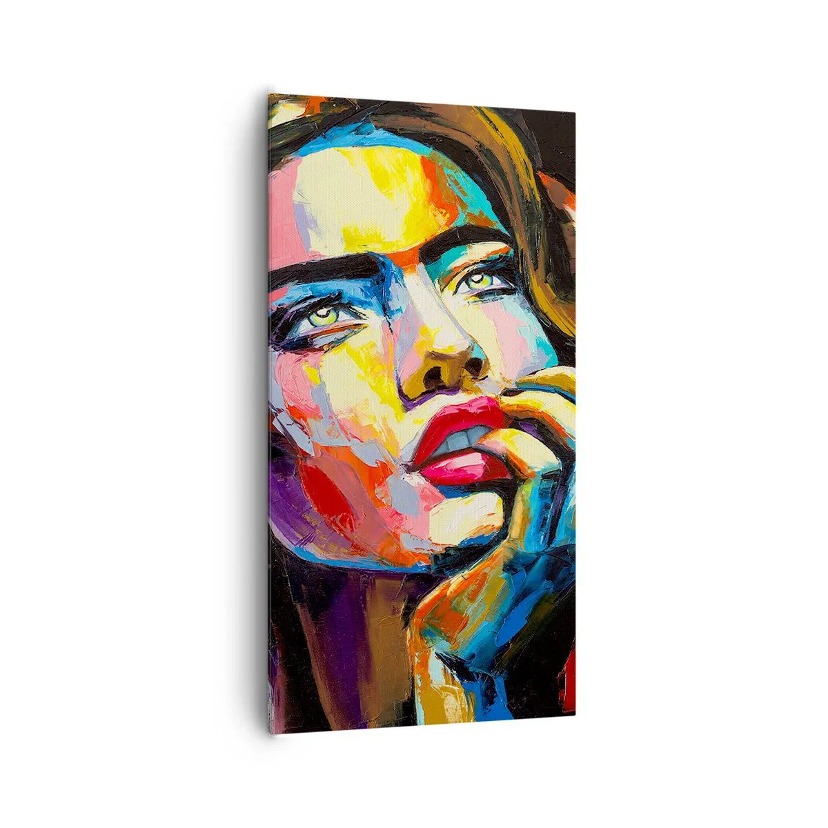 Quadro em tela - Sonhos como pássaros voando no céu - 65x120 cm