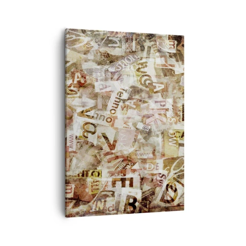 Quadro em tela - Unificando a conversa fiada - 50x70 cm