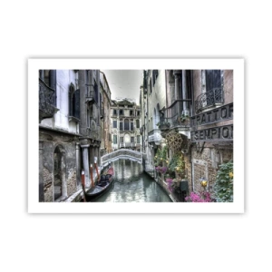 Pôster - Há séculos em devaneio silencioso - 70x50 cm