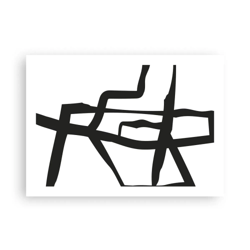 Pôster - Projeto preto e branco - 70x50 cm