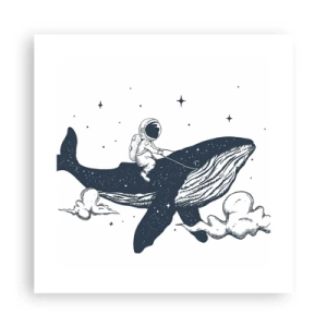 Pôster - Aventura espacial - 40x40 cm