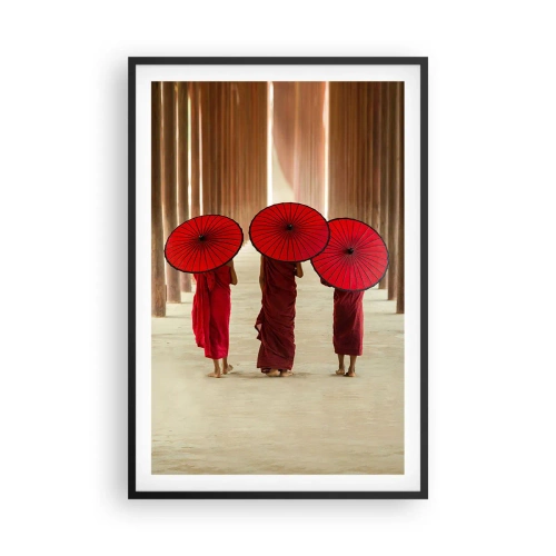 Pôster com moldura preta - A caminho da Terra Pura - 61x91 cm