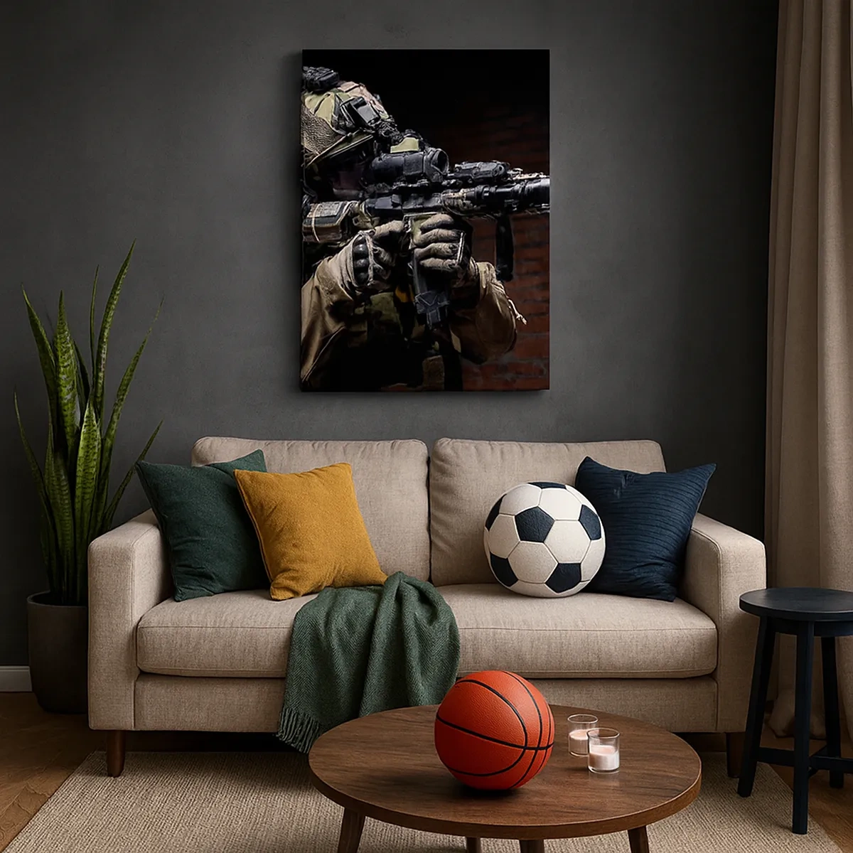 Quadro em tela - Mortalmente eficaz - 50x70 cm