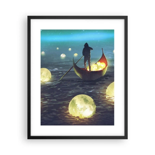 Pôster com moldura preta - Coisas com as quais os filósofos nunca sonharam - 40x50 cm