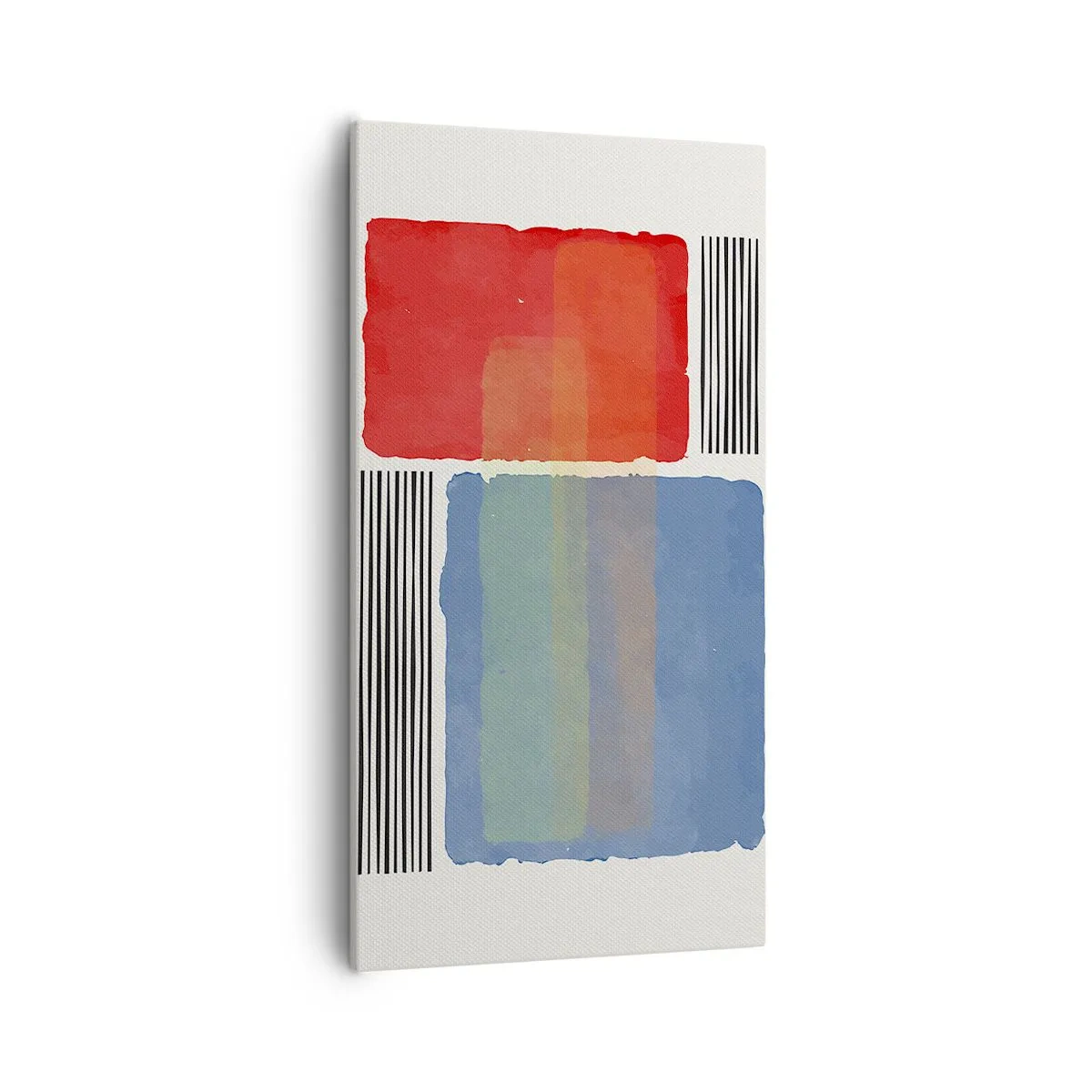 Quadro em tela - A alma da geometria - 55x100 cm