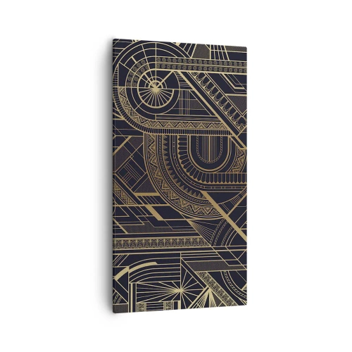 Quadro em tela - Conceitos, ideias, planos - 55x100 cm