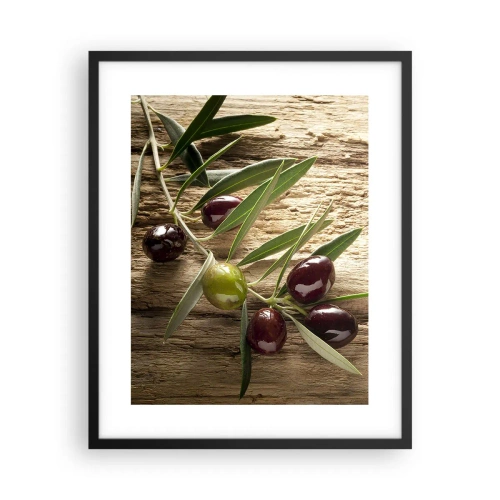 Pôster com moldura preta - Direto da natureza - 40x50 cm
