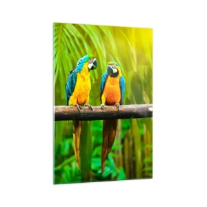 Quadro em vidro - E ouviste dizer que ela...? - 70x100 cm