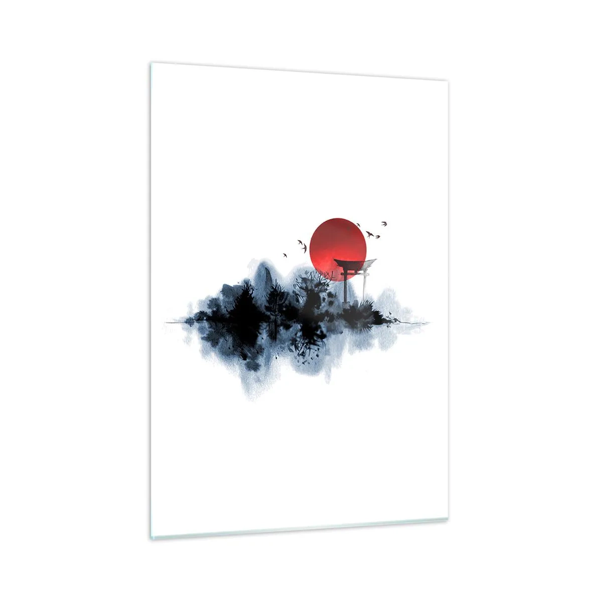 Quadro em vidro - Vista japonesa - 50x70 cm