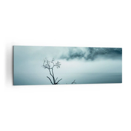 Quadro em tela - Da água e da neblina - 160x50 cm