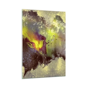 Quadro em vidro - Mãe Natureza - 50x70 cm