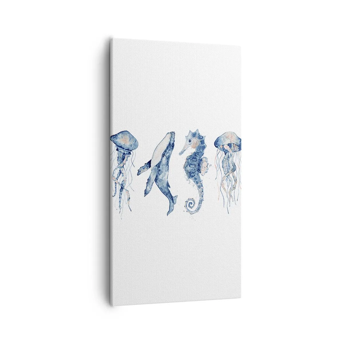 Quadro em tela - Maravilhas do mar - 55x100 cm