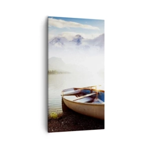 Quadro em tela - Sobre águas grandes e límpidas - 55x100 cm