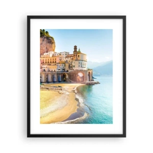 Pôster com moldura preta - Uma cidade inacreditável - 40x50 cm