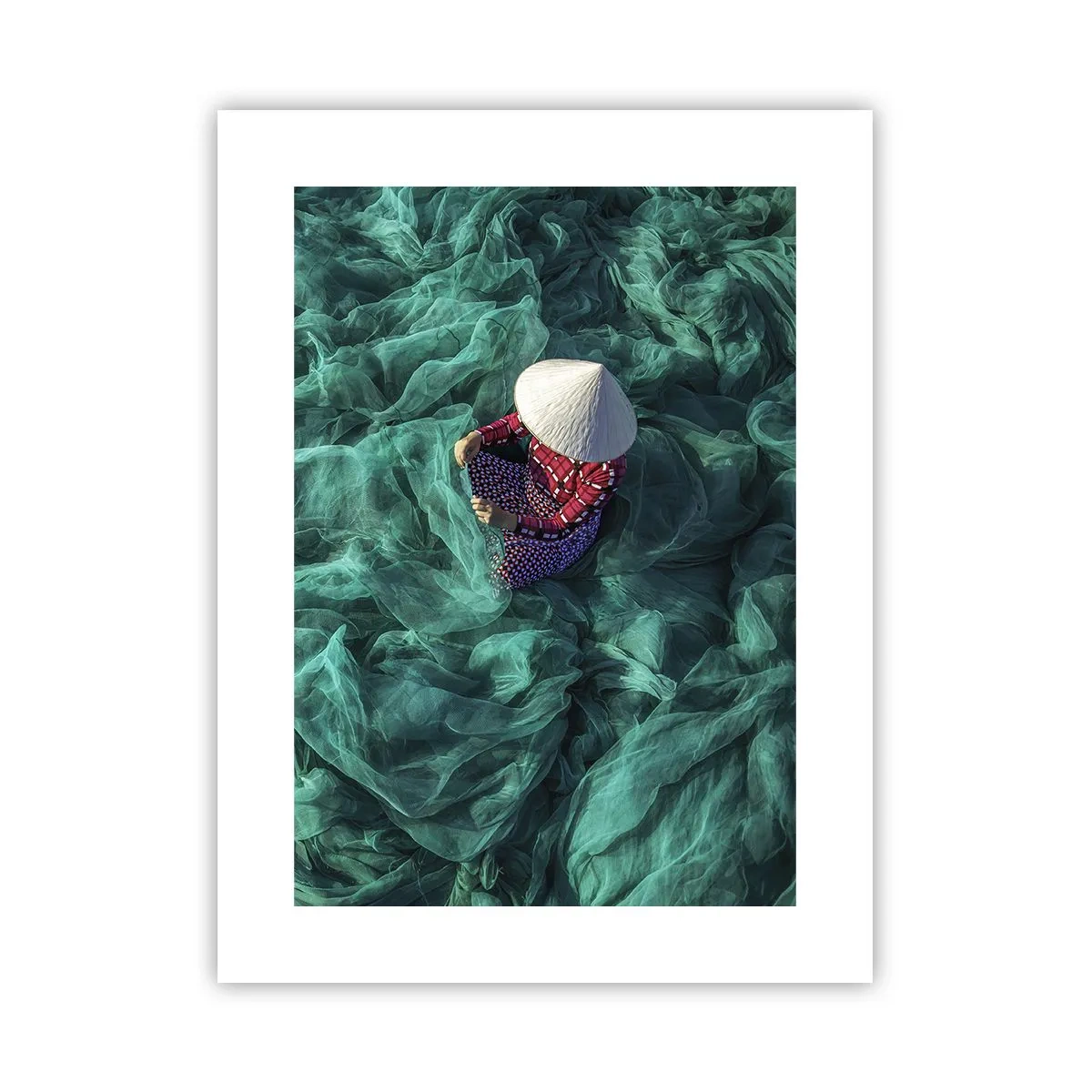 Pôster - Num mar de redes - 30x40 cm