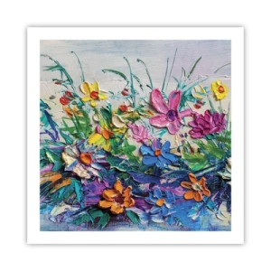 Pôster - Não é de todo natureza morta - 60x60 cm