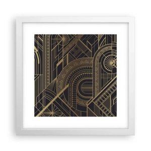 Pôster em moldura branca - Conceitos, ideias, planos - 30x30 cm