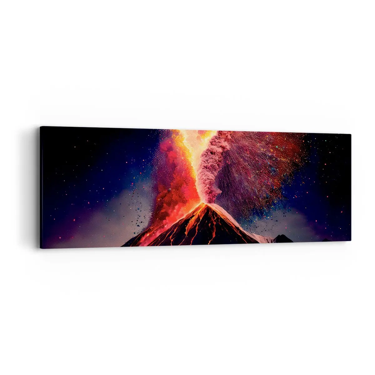 Quadro em tela - Beleza e terror - 90x30 cm