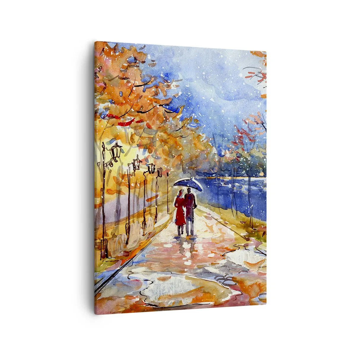 Quadro em tela - Juntos até ao limite do tempo - 50x70 cm