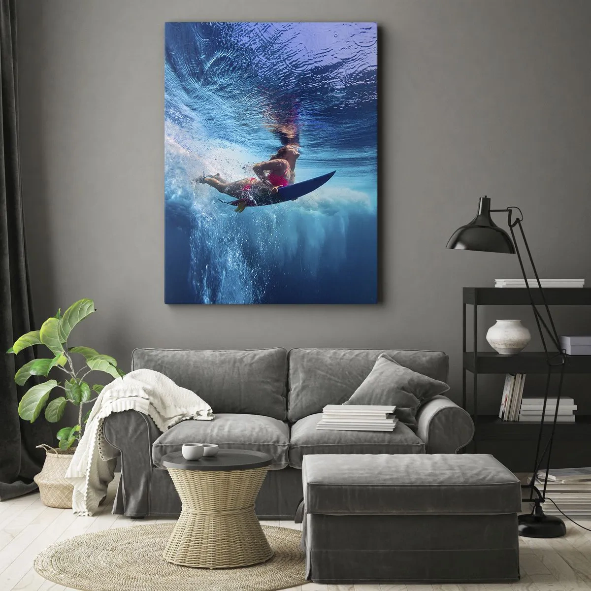 Quadro em tela - Profundidade da alegria - 50x70 cm