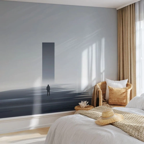 Papel de parede personalizado Premium Canvas - Oportunidade ou ameaça? - Minimalismo, Moderno, Solidão