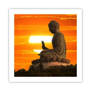 Pôster - Sem medo do mundo - 50x50 cm