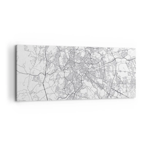 Quadro em tela - Círculo romano - 120x50 cm