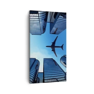 Quadro em tela - Vista do desfiladeiro de vidro - 45x80 cm