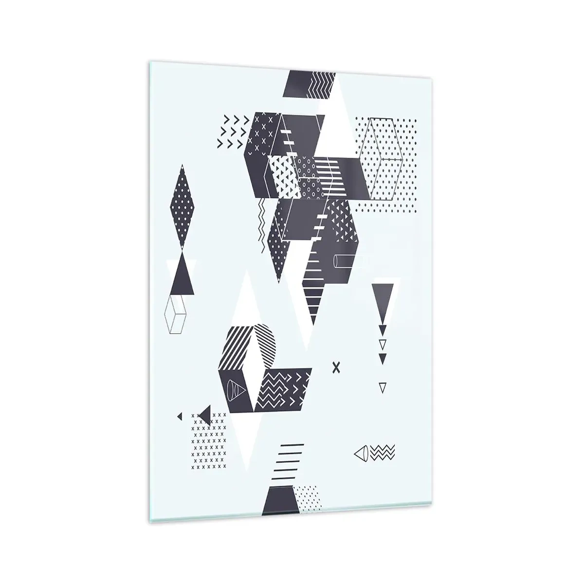 Quadro em vidro - Na alma de um matemático - 80x120 cm