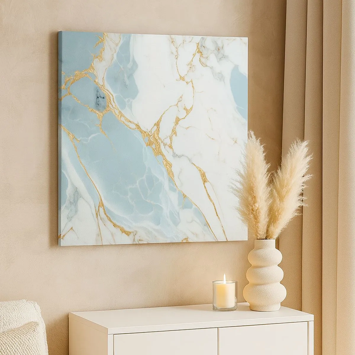 Quadro em tela - Riqueza de pedra - 30x30 cm