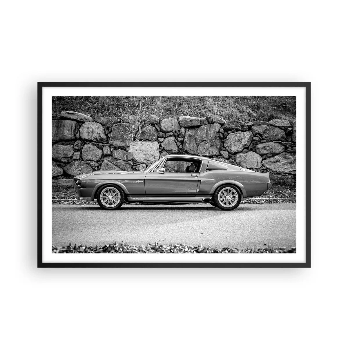 Pôster com moldura preta - Lenda dos anos 60 - 91x61 cm