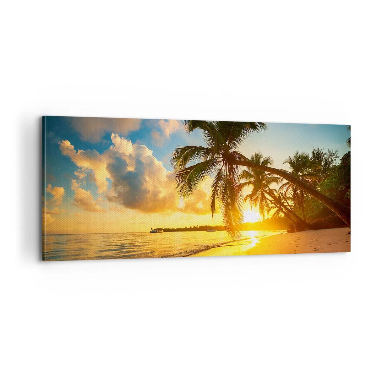 Quadro em tela - Um sonho caribenho - 100x40 cm