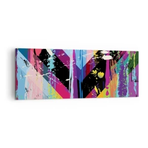 Quadro em tela - De cima para baixo - 140x50 cm