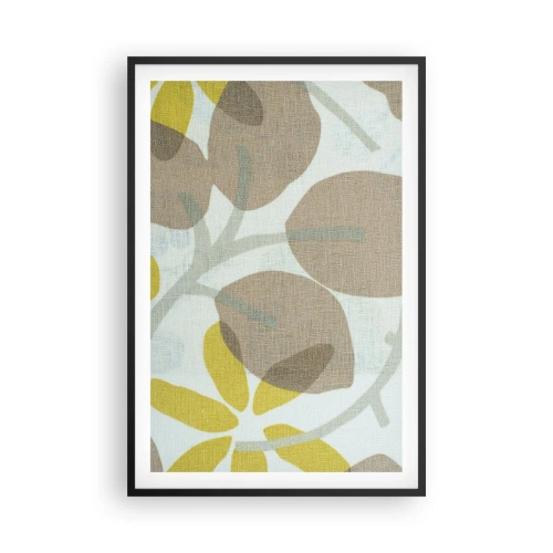 Pôster com moldura preta - Composição a pleno sol - 61x91 cm