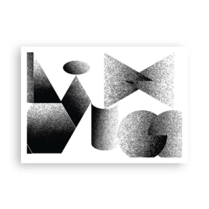 Pôster - Ângulos e ovais - 100x70 cm