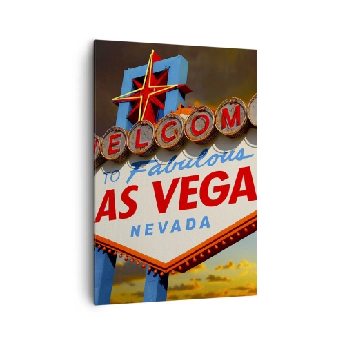 Quadro em tela - Por um sorriso do destino - 70x100 cm