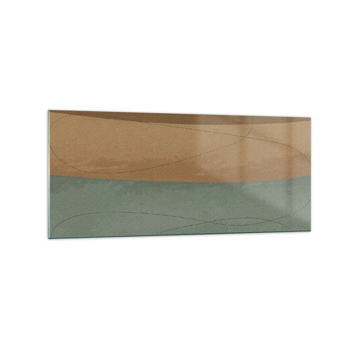 Quadro em vidro - Composição horizontal - 120x50 cm