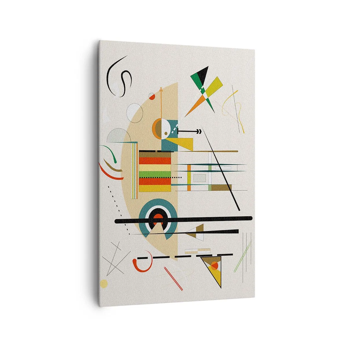 Quadro em tela - E o mundo ri - 80x120 cm